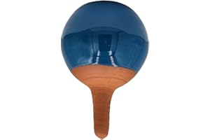 Ollas Lutton Olla Terre Cuite à Planter 40cl | Arrosage Automatique et Ecologique pour Plante d'Intérieur et d'Extérieur | Système d'Irrigation Naturel | Autonomie 3 Jours | Ollas Bleu Canard