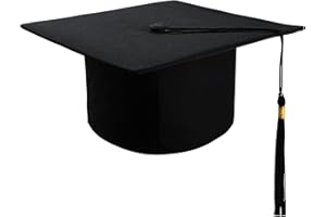 Rseuphiee Bachelor hut, Abschlusskappen, Doktorhut, Verstellbar Bachelor Abschluss Hut, Graduation Hat für Hochschule, Unisex Doktorhut, für Bachelor als Abschlussfeier der Universität