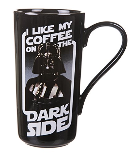 Darth Vader I Like My Coffee On the Dark Side Milchkaffeetasse mit Box