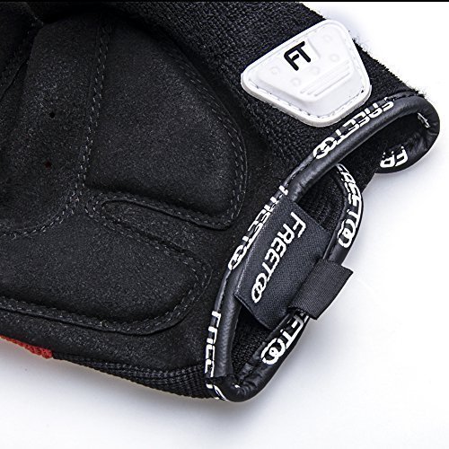 [Fahrradhandschuhe] FREETOO Radsporthandschuhe rutschfeste und stoßdämpfende Mountainbike Handschuhe mit Signalfarbe geeiget für Radsport MTB Road Race Downhill Wandern und andere Sports unisex - 8