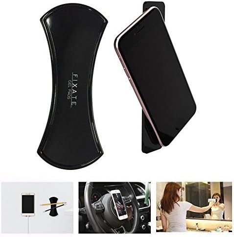 Greatlevel Cell Phone Stand Holder Sticky, Car Bracket Kits Pads Phone Holder, Flourish Lama Rubber Sticker, Car Pads Office Bracket Pods Kitchen Wall Hang Photograph (Flourish Lama)