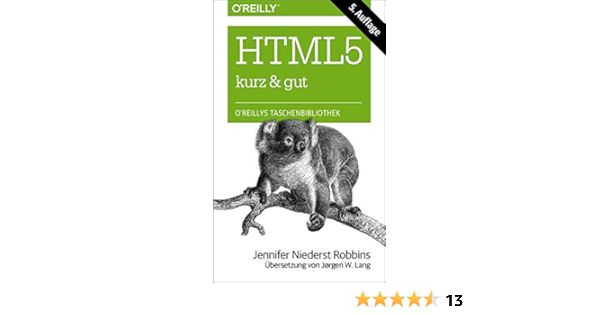 Html5 Kurz Gut O Reillys Taschenbibliothek Amazon De Jennifer Niederst Robbins Bucher