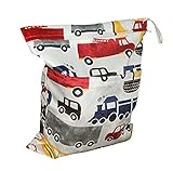 Kobwa(TM) Baby Infant Waterproof Wet and Dry Diaper Bag for Baby Carriage (Car) with Kobwa's Keyring