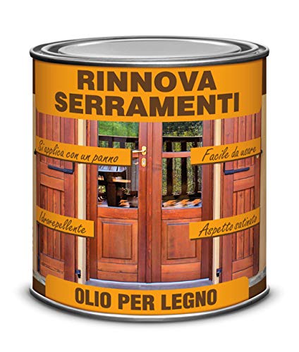 Veleca 8002417040886 Rinnova Serramenti, Olio per Legno, Trasparente