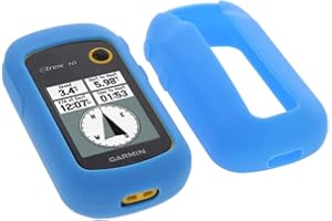 foto-kontor Funda Compatible con Garmin eTrex 20x 22x 32x Protectora Silicona Carcasa protección Azul