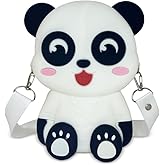 Ogi Mogi Toys Silikon Beyaz Panda Omuz &Ccedil;antası
