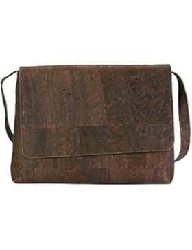 Kork-tasche, Schultertasche, Umhängetasche mit Klappe, Tasche-Kork