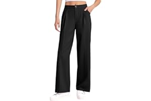 Generisch Anzughose Mädchen - Formelle Hose Teenager Uniformhose Hohe Taille Weite Bein Hosen Kinder Freizeithose Baggy Schuluniform Jungen Einfarbig Hosen Straight Fit Elegant Stoffhose