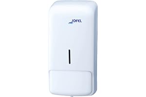 Jofel AC80050 Refillable Soap Dispenser, 0.85 litres, White