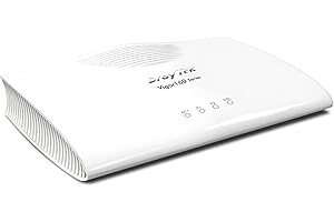 DrayTek Vigor 167 VDSL2 35b & ADSL2+ Modem, BT MCT Approved, Modem Bridge, IPv6 IPv4 Compatible, 2 LAN Ports, Compatible With IPTV (Sky)