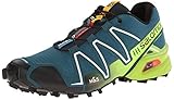 EVA-Zwischensohle Salomon Herren Speedcross 3 Traillaufschuhe, Blau (Cobalt Blue/Granny Green/Black), 46 EU