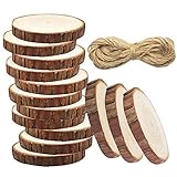 Cada rodaja de madera transmite un color de madera muy natural, con líneas de corteza para un aspecto verdaderamente auténtico de árbol.