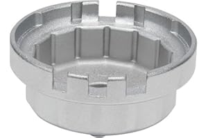 KS Tools 150.9211 Cloche Filtre à Huile 3/8" 64,5mm 14 pans 3 encoches du Coffret 150.9210