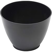 Meister Gipsbecher Ø 125 x 90 mm - schwarz - Konische Form - Flexible Ausführung - Robuster Kunststoff - Zum Anrühren…