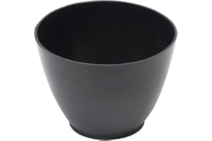 Meister Kubek gipsowy Ø 125 x 90 mm – czarny – kształt stożkowy – elastyczna wersja – wytrzymałe tworzywo sztuczne – do mieszania tynku, szpachli i co. / kubek do mieszania/taca gipsowa / 4301100