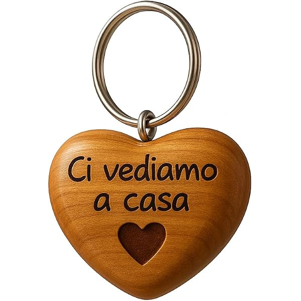 Ciondolo Portachiavi In Legno Pesce Mare Acqua Pinna Vertebrata In Confezione Regalo  S2 344245460