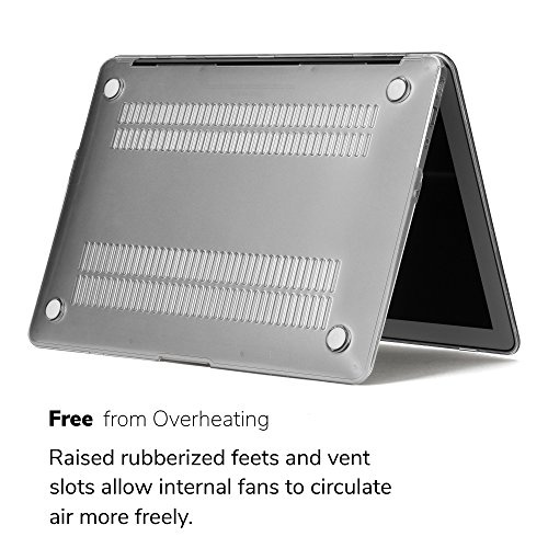 GMYLE Hard Case Print Glossy für MacBook Air 13 inch – Floral Pattern Glänzend Hard Shell Fall-Abdeckung Hülle Case Etui Tasche - 5