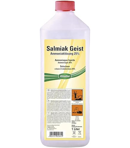 Salmiakgeist Ammoniak-Lsung 25% - technisch -10 Liter : Amazon.de:  Drogerie & Krperpflege