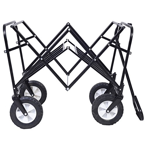 Bollerwagen Transportwagen Gartenwagen Gerätewage Transportkarre carrycruiser Einkaufstrolley Blau - 3