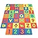 Produktbild INTEY Puzzlematte 40 Stücke Schaum Spielmatte Große Größe Interlocking Baby Foam Mats für Baby Spielen (Farbe Zufällig)