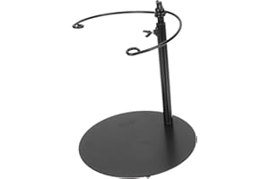 Operitacx Adjustable Iron Bouquet Holder Desktop Bouquet Stand with Detachable Fixator for Floral Arrangements Stable Base for Flower Shops and DIY Projects