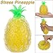 Produktbild Cooljun Spongy Bead Squishies Ananas gequetscht Spielzeug Druck Stressabbau Spielzeug Geschenke für Erwachsene und Kinder Weihnachten Geschenk Haus Dekoration
