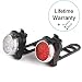 Produktbild Wiederaufladbare LED Fahrradlampe,Yica LED Frontlicht und Rücklicht für Radfahren, 350lm ,4 Licht-Modi ,Frontlicht und Rücklicht Fahrradlampe Set