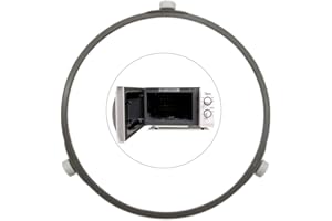TSUOUKL Mikrowelle Drehring, Mikrowellen Plattenspieler Ring, Kunststoff Drehbarer Mikrowelle Drehteller Ring 17,8 cm Durchmesser, für Glasplatten Tabletthalterung Unterstüzung