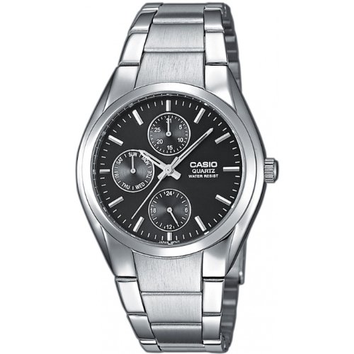 Casio Herren-Armbanduhr Analog Edelstahl silber MTP-1191A-1AEF Casio Herren-Armbanduhr Analog Edelstahl silber MTP-1191A-1AEF
