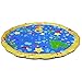Produktbild 100 Cm Sprinkle Und Splash Spielmatte, Aufblasbare Wasser Sprinkler Pad Sommer Outdoor - Spaß Wasser Spielzeug Für Kinder / Hund / Katze / Haustiere-Spaß Für Familien, Freunde Und Pool Parteien
