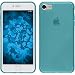 Produktbild PhoneNatic Case für Apple iPhone 8 Hülle Silikon türkis transparent Cover iPhone 8 Tasche + 2 Schutzfolien