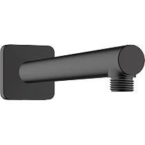 Bras De Douche Hansgrohe Vernis Blend 24 Cm Noir Mat - Raccord Mural G 1/2 - Moderne Et Facile à Poser - 2