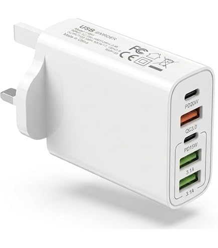 ITEK Caricatore 60W Con 5 Porte USB: Carica Tutto In Un Colpo Solo
