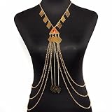 Si usted lleva este collar del cuerpo con el bikiní, usted parecerá más encantador y atractivo.