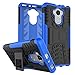 Produktbild XMT Xiaomi Redmi 4,Xiaomi Redmi 4 Pro,Xiaomi Redmi 4 Prime 5.0" Hülle,2 in 1 Silikon TPU + PC Hardback Dual-Werksoff Telefon Protictive Case Schutzhülle Cover für Xiaomi Redmi 4,Xiaomi Redmi 4 Pro,Xiaomi Redmi 4 Prime Smartphone (Blau)