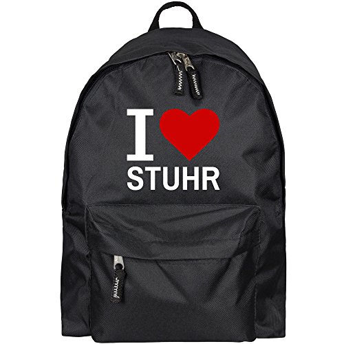 Preisvergleich Produktbild Rucksack Classic I Love Stuhr schwarz
