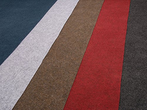 Rips Malta – Anthrazit – 2,00m x 1,00m | 5 Farben | einfacher robuster Rips-Nadelfilz | B1-Zertifitkat | GUT geprüfte Qualität | Breite 2,00m | 100% PP | Gewicht 300g/m² | Gesamthöhe 2-2,5mm | Der Allround Rips-Belag für Privat, Gewerbe & Veranstaltungen - 2