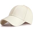 HGDGears Plain Baseball Cap Snapback for Men - Classic 6 Panel Adjustable Sport Casual Sun Visor Hat