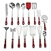 Produktbild Pioneer Frau Frontier rot 15 PC Set Küche Tool Edelstahl-Löffel Schneebesen Pfannenwender Set