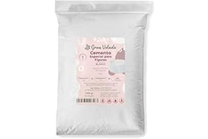 GRAN VELADA Cemento Blanco para Figuras: Ideal para Decoración y Manualidades. Fácil de Mezclar para Crear Diseños Originales. Descubre Cómo Hacer Figuras | 5000 gr