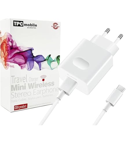 Cavo Fasgear Huawei Super Charge Tipo C, Cavo Di Ricarica Rapida USB C Da 40 W Per Huawei P30, P20 Lite, P20, Mate 20, Mate 20 Pro, Mate RS, Honor View 20