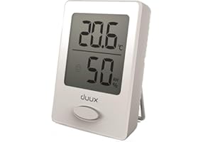 ‎DUUX DUUX dxhm01 Innenraum Temperature & Humidity Sensor freistehend – Sensor Temperatur- und Feuchtigkeitssensor (CR2032, Lithium, 3 V, 45 mm, 16 mm, 58 mm)
