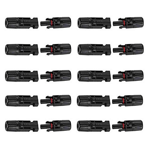 Fafada 5 Paar MC4 Solarstecker Solar 5 Stecker 5 Buchse Kupplung Stecker Buchse Kupplung Stecker Neu - 7