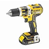 - 1 Maletín DEWALT DCD795S2-QW - Taladro percutor sin escobillas xr 18v 13mm 60nm li-ion 1,5ah con maletín tstak