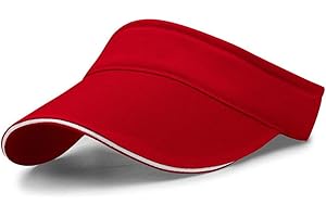 VSUSN Visiera Chiusura in a Strappo Visiere Regolabile Tennis Visiera