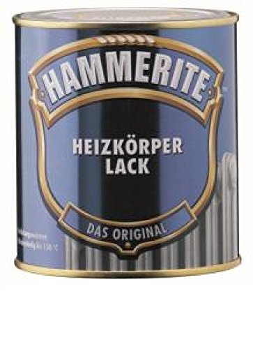 Hammerite Heizkörperlack, 500 ml, Weiß Glänzend, hitzebeständige Anstriche von Metallobjekten