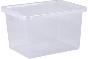 Wham Pack 5 Crystal 25L Box & Lid Clear