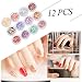 Gellen Diamond Sequins Acrylic 12 Colors UV Gel DIY Glitter Decoration Nail Art Sequins Powder Set