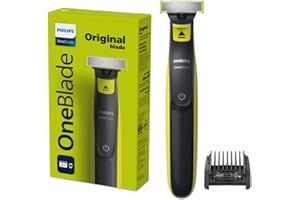 Philips OneBlade include un nuovo pettine regolabile 5 in 1, tagliatrice, profilatrice e rasoio elettrico da uomo, QP2724/20.