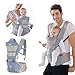 Produktbild JAYE Multifunktionaler Taillenhocker Summer Baby Carrier Soft Sling, 360 Grad 3D Atmungsaktiver, weicher, Verstellbarer Taillenhocker